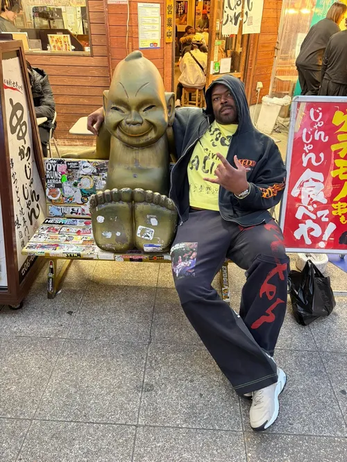 エイショーン・ロビンソン at 串かつじゃんじゃん