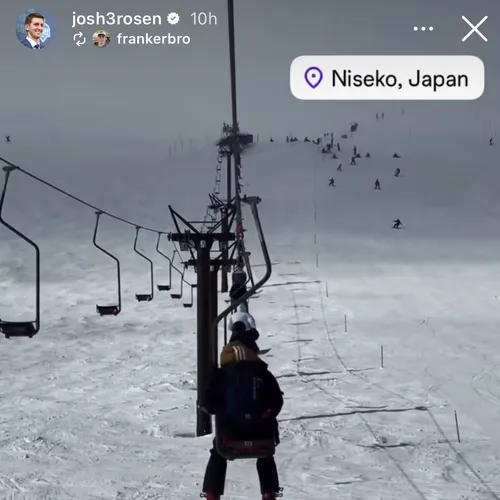 ジョシュ・ローゼン at 北海道 ニセコスキー場
