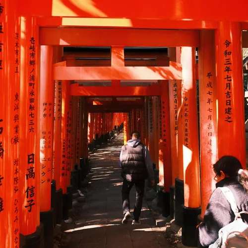 アレク・ピアース at 京都 伏見稲荷大社 千本鳥居