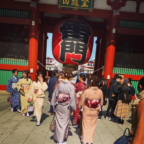 ジョシュ・ゴードン at 東京 浅草 雷門