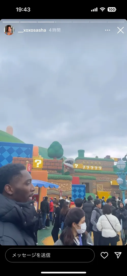 デマーカス・ローレンス at USJ 任天堂ワールド