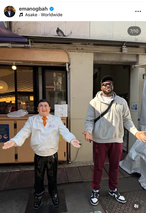エマニュエル・オグバ at すしざんまい