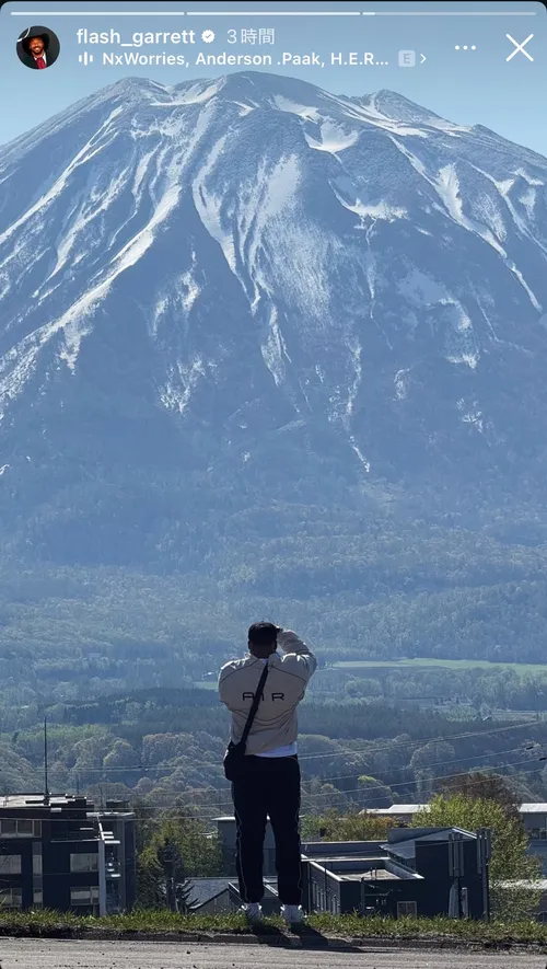 マイルズ・ギャレット at 羊蹄山