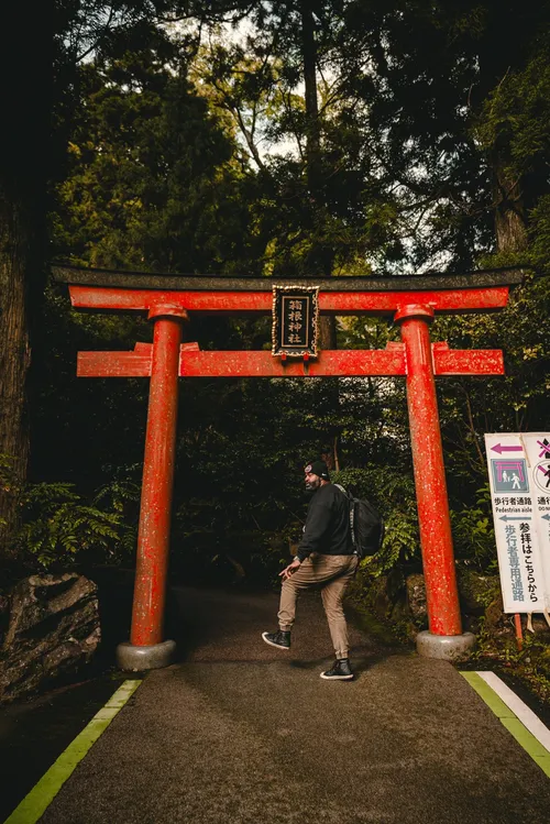 ブランドン・スパイクス at 箱根神社