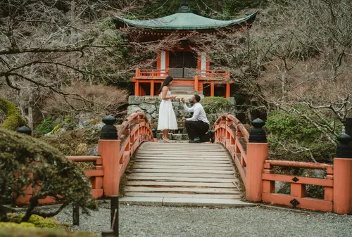 ダレン・ホール at 京都醍醐寺 弁天堂