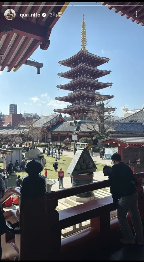 アル・クアディン・ムハンマド at 浅草寺 五重塔