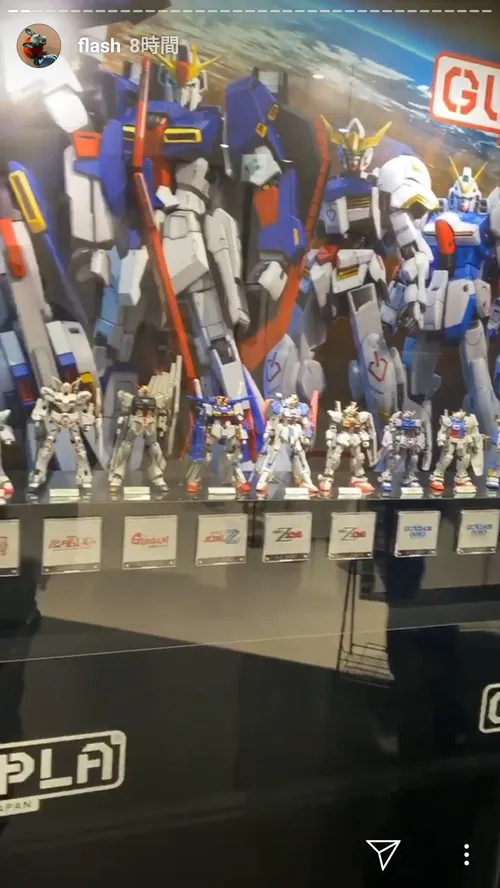 ジョシュ・ゴードン at 東京 お台場 GUNDAMBASE