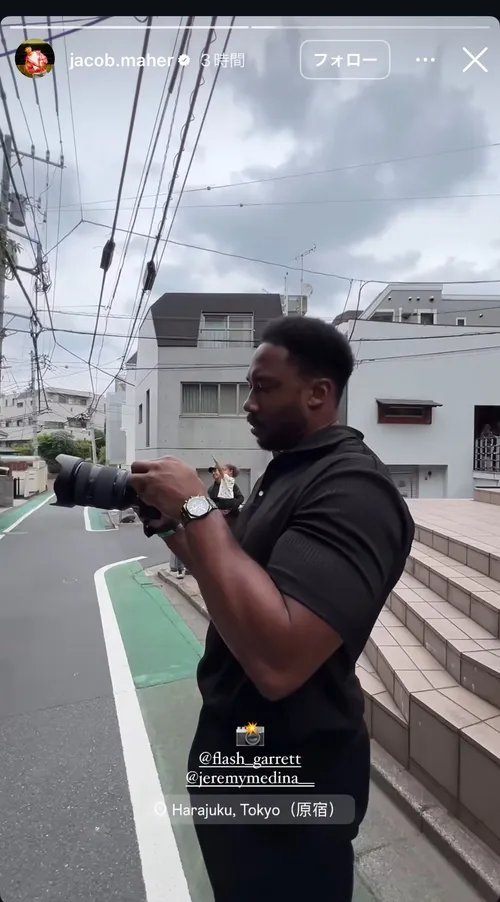 マイルズ・ギャレット at 東京 原宿