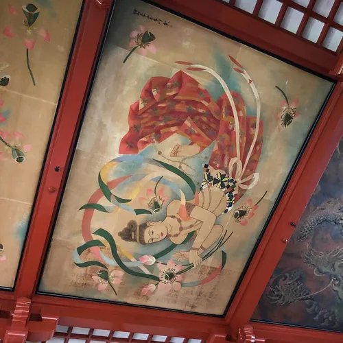 エリック・ウィルソン at 浅草寺 本堂