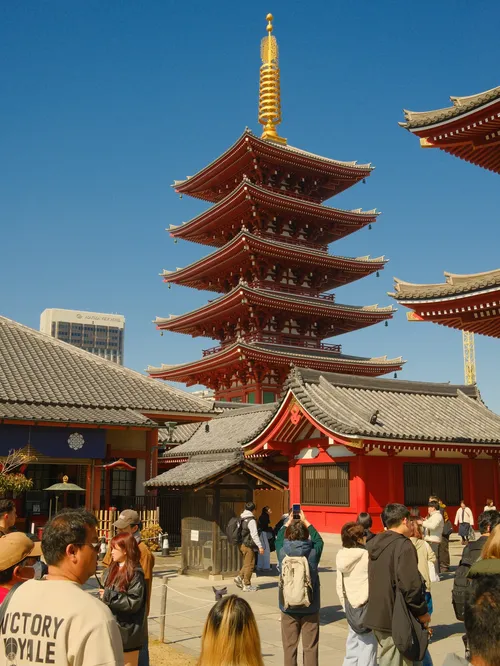 クウィティ・ペイ at 浅草寺 五重塔