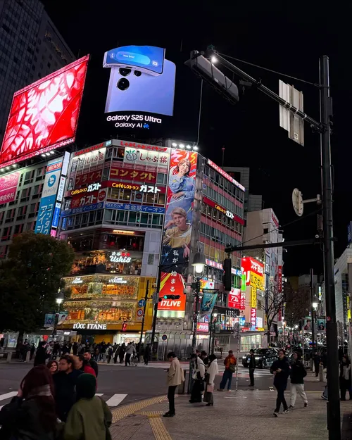 ダバンテ・アダムス at 渋谷スクランブル交差点