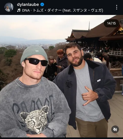 ディラン・ロウビー at 京都清水寺 奥の院