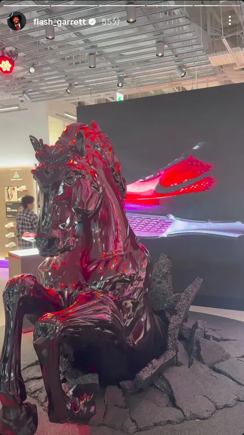 マイルズ・ギャレット at ナイキ原宿店